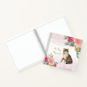 Carnet Love Cat Illustration Girl Daily Sketchbook (Intérieur)