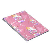 Carnet Love Chat Motif Animaux colorés Animaux (Côté Droit)