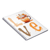 Carnet Love Citrouille Spice (Côté Droit)