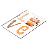 Carnet Love Citrouille Spice (Côté gauche)