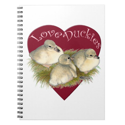 Carnet Love Duckies (Devant)