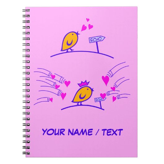Carnet LOVE ECHO - Bande dessinée Tweetlercools 3 (Devant)