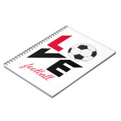 Carnet Love football (Côté gauche)