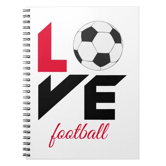 Carnet Love football (Devant)