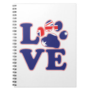 Carnet Love-From-Australia-Paw-Print
