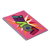 Carnet LOVE Fun Retro Comic Book Pop Art (Côté Droit)