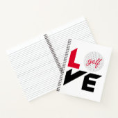 Carnet Love golf (Intérieur)