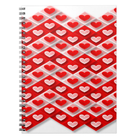 Carnet Love Heart Motif (Devant)