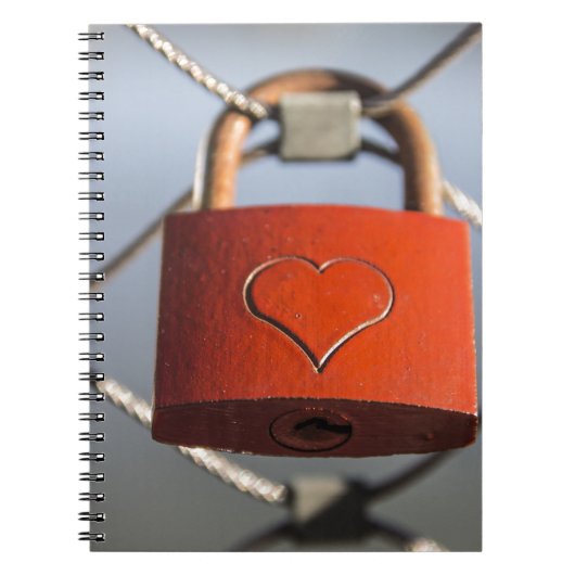 Carnet Love Heart Padlock (Devant)