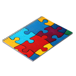 Carnet Love Heart Puzzle Sensibilisation sur l'autisme d'