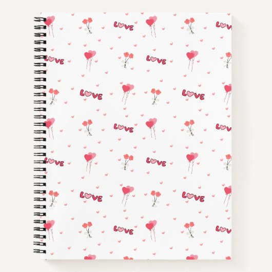 Carnet Love & Hearts (Devant)