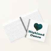 Carnet Love Highland Dance (tartan sur le dos) (Intérieur)