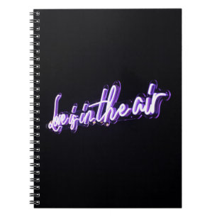 Carnet Love in the Air Sign Typographic Image Citation d'