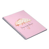 Carnet Love is in the air hearts umbrella (Côté Droit)