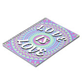Carnet Love Is Love Fierté (Côté gauche)