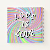 Carnet Love Is Love Fierté (Dos)