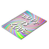 Carnet Love Is Love Fierté (Côté gauche)