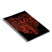 Carnet Love Joy Inspiration Mots Saint Valentin (Côté Droit)