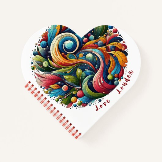 Carnet Love Louder (Devant)