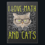 Carnet Love Math et Chats Mathematicique Nerd<br><div class="desc">Cadeau Amoureux des chats mignon Enseignant en mathématiques amusant. Love Math et Chats Mathematician Nerd.</div>
