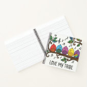 Carnet Love My Tribe Personalized Spiral Notebook (Intérieur)
