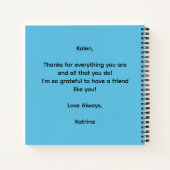 Carnet Love My Tribe Personalized Spiral Notebook (Dos)