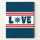 Carnet Love nautique design (Dos)