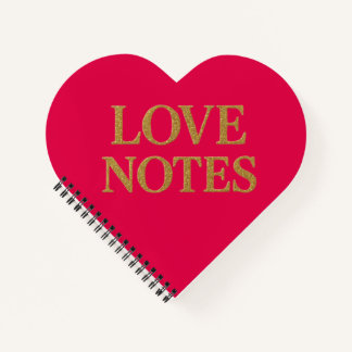 Carnet Love notes notebook.