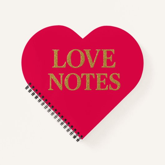 Carnet Love notes notebook. (Devant)