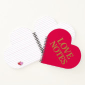Carnet Love notes notebook. (Intérieur)