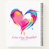 Carnet Love One Another Bible Verse John 1334 (Dos)