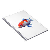 Carnet Love Orange and White Goldfish (Côté Droit)