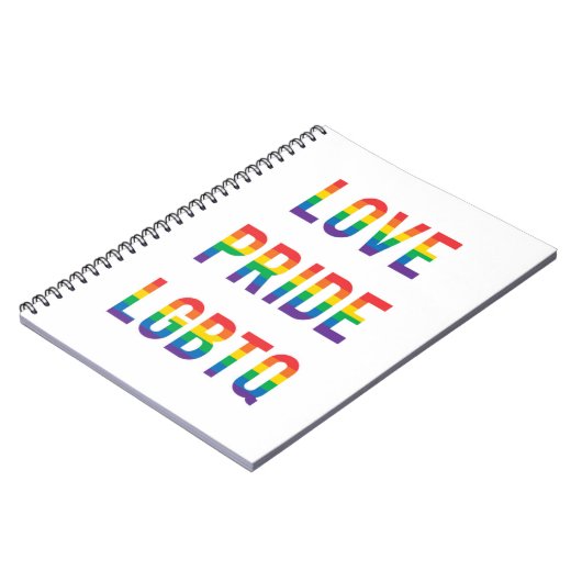 Carnet Love Pride LGBTQ (Côté gauche)