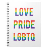 Carnet Love Pride LGBTQ (Devant)