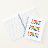 Carnet Love Pride LGBTQ (Intérieur)