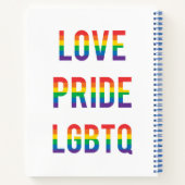 Carnet Love Pride LGBTQ (Dos)