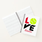 Carnet Love tennis (Intérieur)