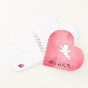 Carnet Love Tennis Cupid