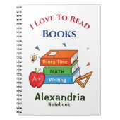 Carnet Love To Read Books Reader Lecture Personnaliser (Devant)