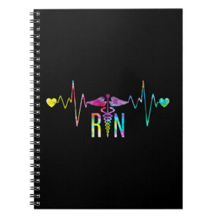 Carnet Lovely RN Registered Nurse Tie Dye - Nurse Tshirts