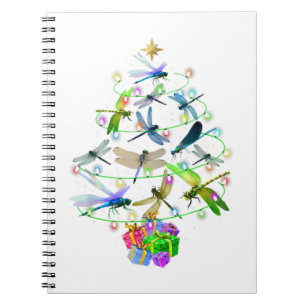 Carnet Lovers de l'insecte Dragonfly Christmas