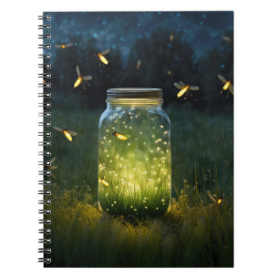 Carnet Lucifier Les lucioles Dans La Jarre De Verre