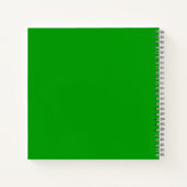 Carnet Lucky Name Personalized Clover Design (Dos)