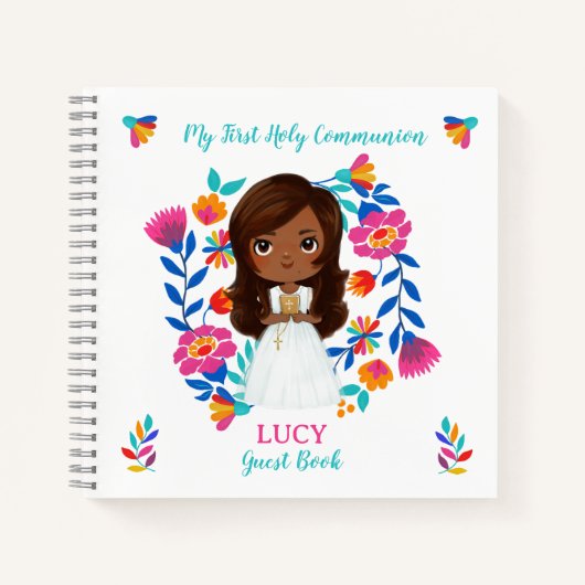 Carnet LUCY libro de firmas Primera Comunión (Devant)