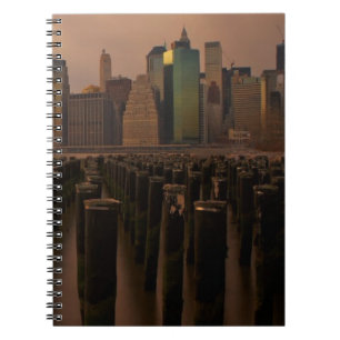 Carnet Lueur de coucher du soleil pendant les cieux