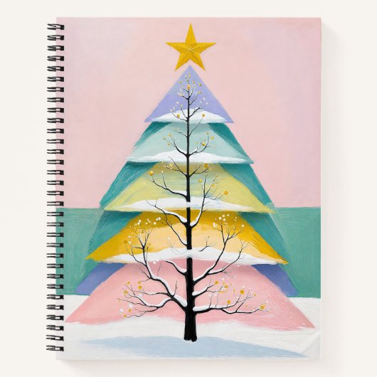 Carnet Lueur Pastel de l'Hiver (Devant)