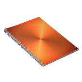 Carnet Lueur Rouille Orange (Côté Droit)