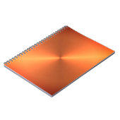 Carnet Lueur Rouille Orange (Côté gauche)