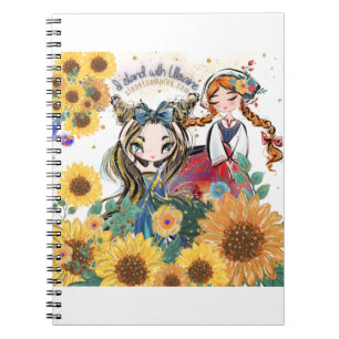 Carnet L'Ukraine soutient les filles aux tournesols
