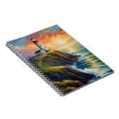 Carnet Lumière de guidage, phare et coucher de soleil (Côté Droit)